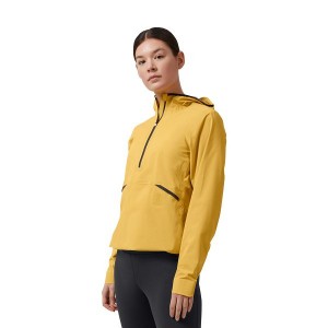 Geci Dama On Running Waterproof Anorak Muștar | 1579268_RO