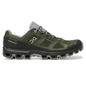 Pantofi Alergare Trail Barbati On Running Cloudventure Waterproof 2 Masline Verzi | 218739_RO