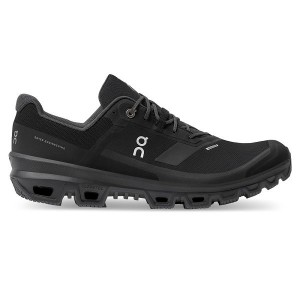 Pantofi Alergare Trail Barbati On Running Cloudventure Waterproof 3 Negrii | 7514620_RO