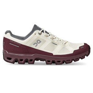 Pantofi Alergare Trail Dama On Running Cloudventure Waterproof 2 Albi | 3625480_RO