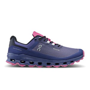 Pantofi Alergare Trail Dama On Running Cloudvista Waterproof Bleumarin Roz | 3752469_RO