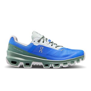 Pantofi Alergare Trail Dama On Running Cloudventure Waterproof Albastri Verzi Inchis | 7518043_RO