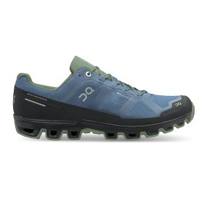 Pantofi Drumetie Barbati On Running Cloudventure Waterproof 2 Albastri Verzi | 4527630_RO