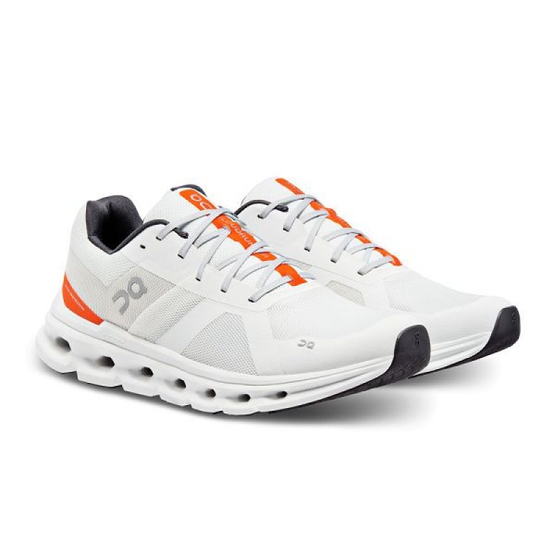 Adidasi Alergare Rutiera Barbati On Running Cloudrunner Wide Albi | 641279_RO