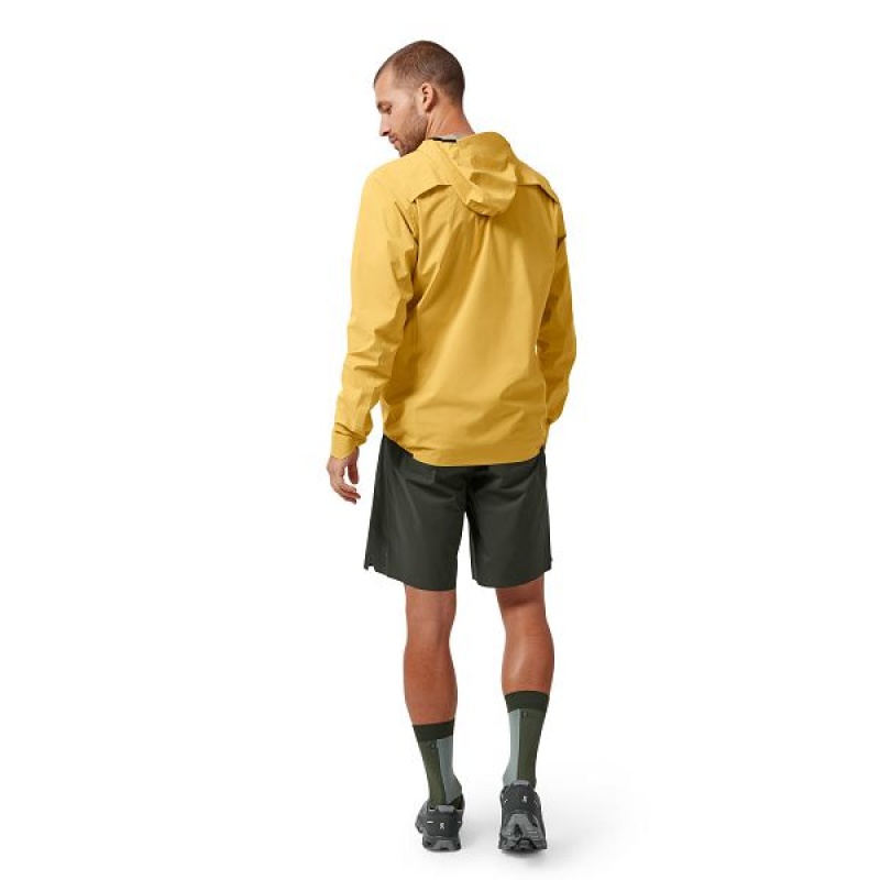 Geci Barbati On Running Waterproof Anorak Muștar | 8917630_RO