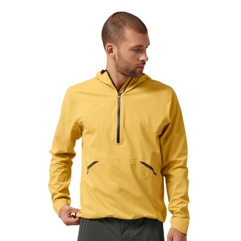 Geci Barbati On Running Waterproof Anorak Muștar | 8917630_RO