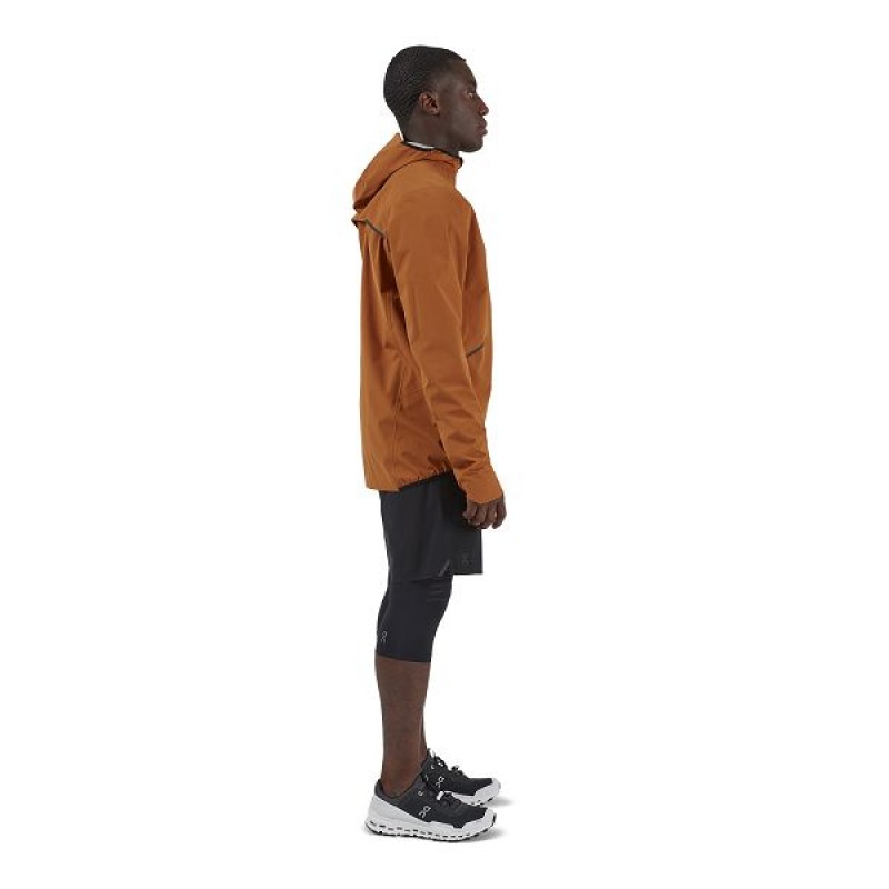 Geci Barbati On Running Waterproof Anorak Maro | 3679184_RO