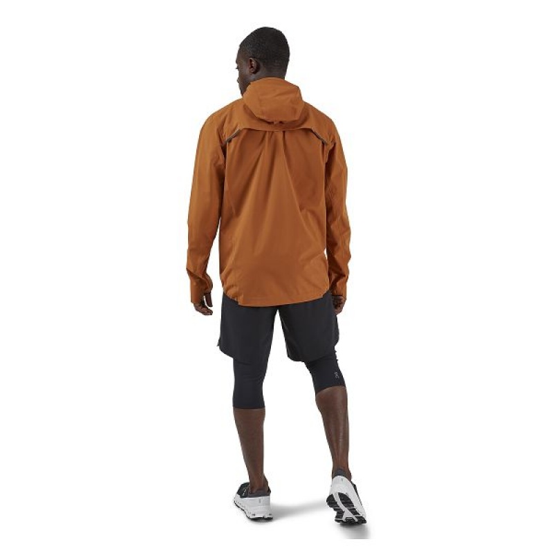 Geci Barbati On Running Waterproof Anorak Maro | 3679184_RO