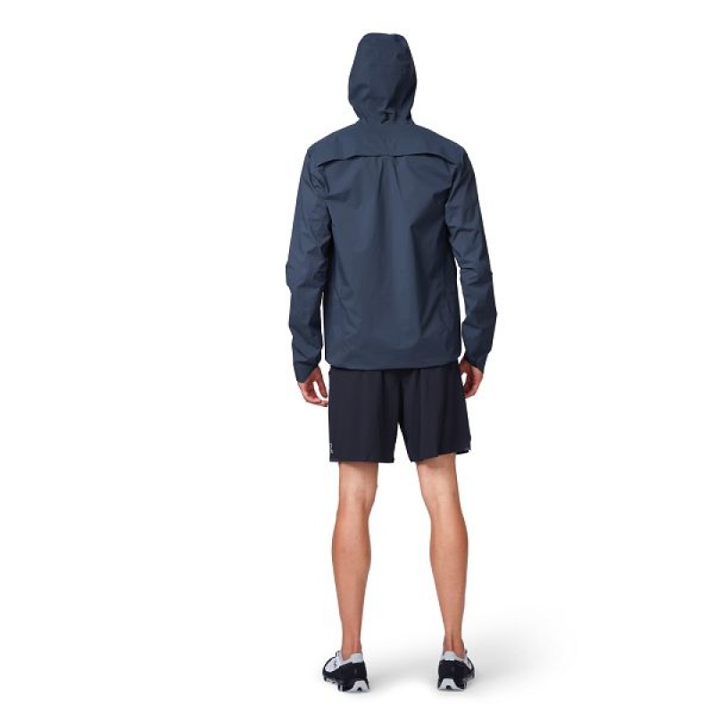 Geci Barbati On Running Waterproof Anorak Bleumarin | 7389506_RO