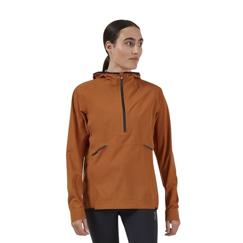 Geci Dama On Running Waterproof Anorak Maro | 681439_RO