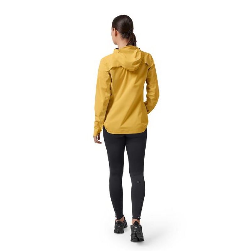 Geci Dama On Running Waterproof Anorak Muștar | 1579268_RO