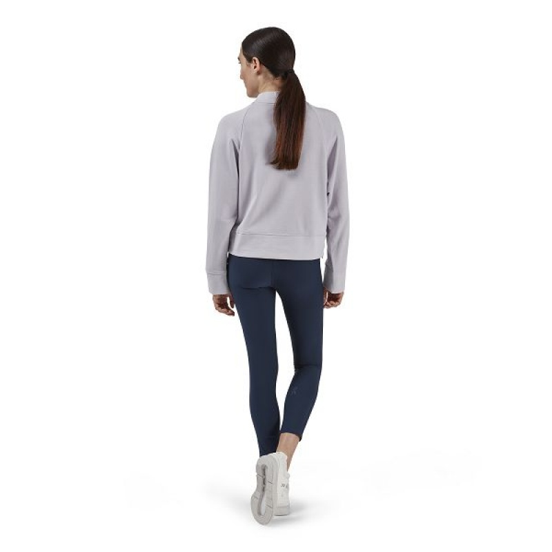 Hanorace Dama On Running Crew Neck Violet | 3642817_RO