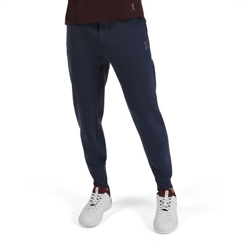 Pantaloni Barbati On Running Sweat 2 Bleumarin | 2631850_RO