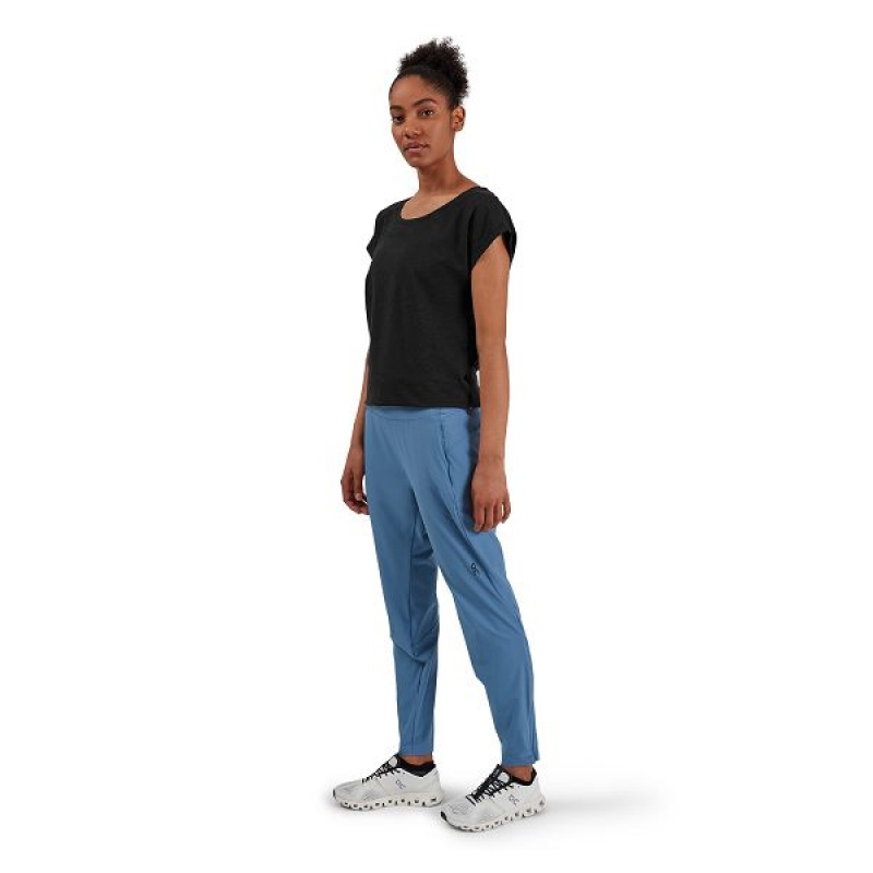 Pantaloni Dama On Running Lightweight Albastri | 3870546_RO