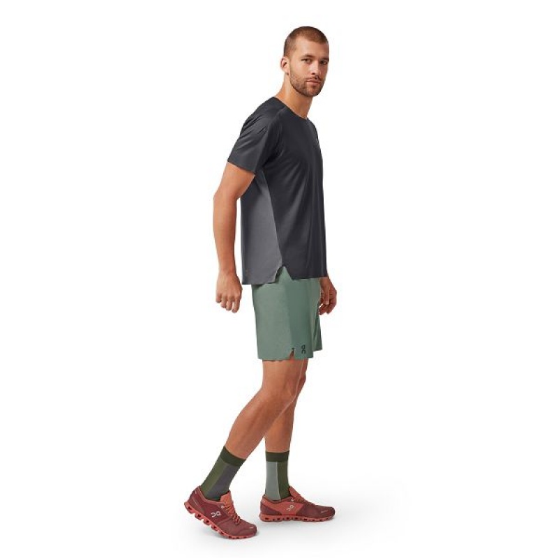 Pantaloni Scurti Barbati On Running Lightweight 2 Masline Verzi | 8459603_RO