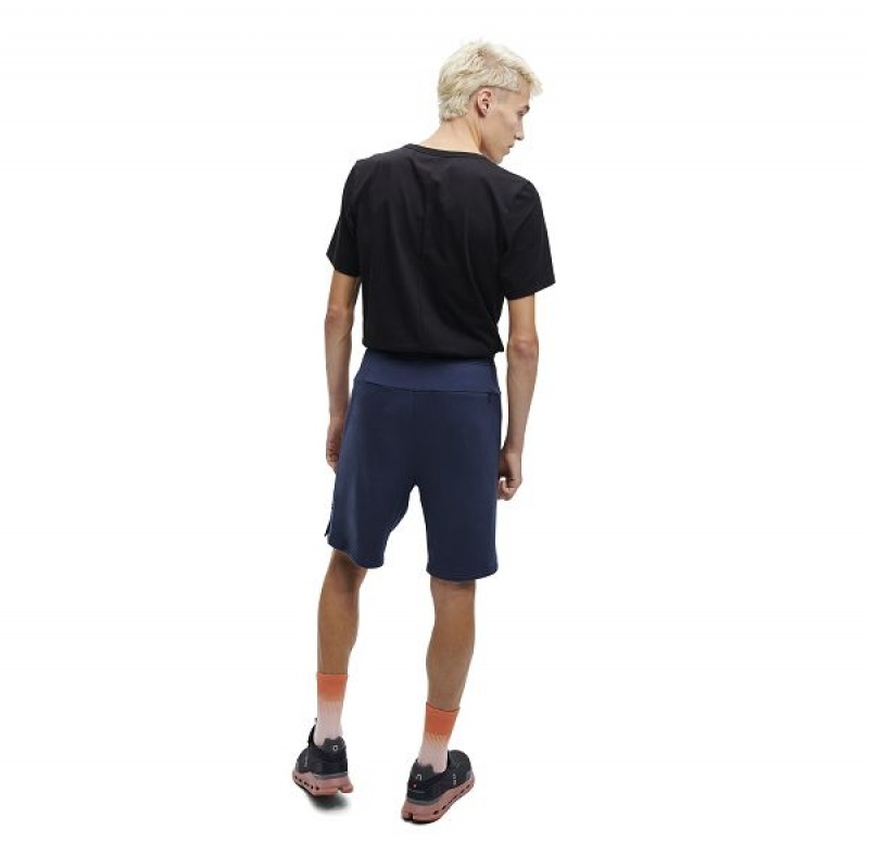 Pantaloni Scurti Barbati On Running Sweat Bleumarin | 4587093_RO