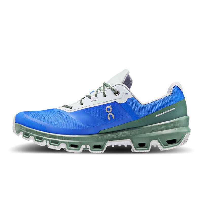 Pantofi Alergare Trail Barbati On Running Cloudventure Waterproof 3 Albastri Verzi Inchis | 8705612_RO