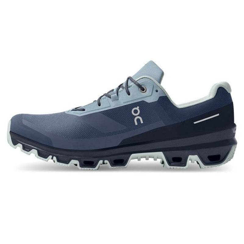 Pantofi Alergare Trail Barbati On Running Cloudventure Waterproof 3 Albastri Bleumarin | 827459_RO