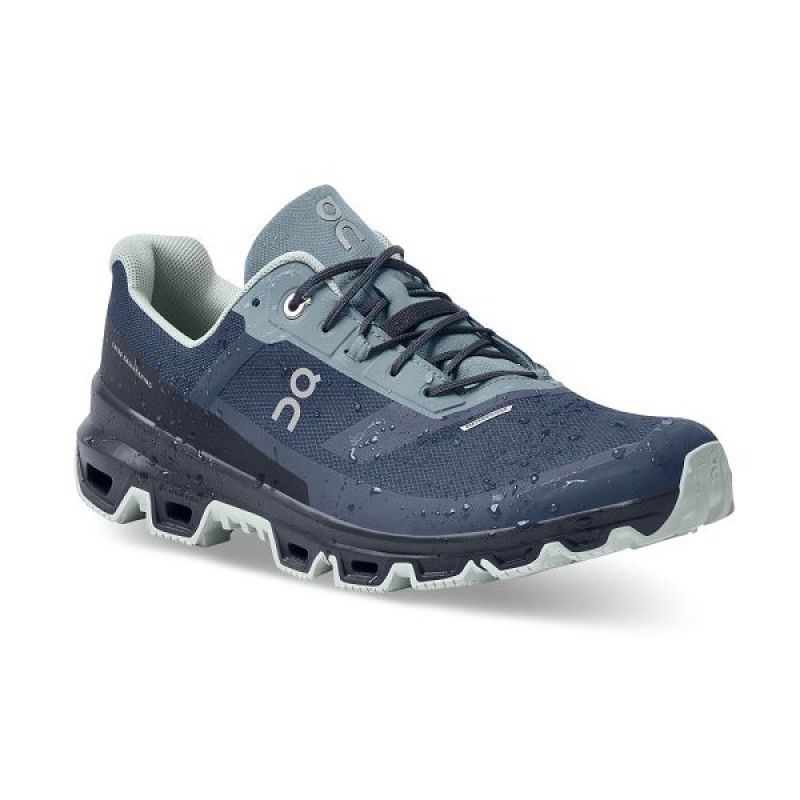 Pantofi Alergare Trail Barbati On Running Cloudventure Waterproof 3 Albastri Bleumarin | 827459_RO