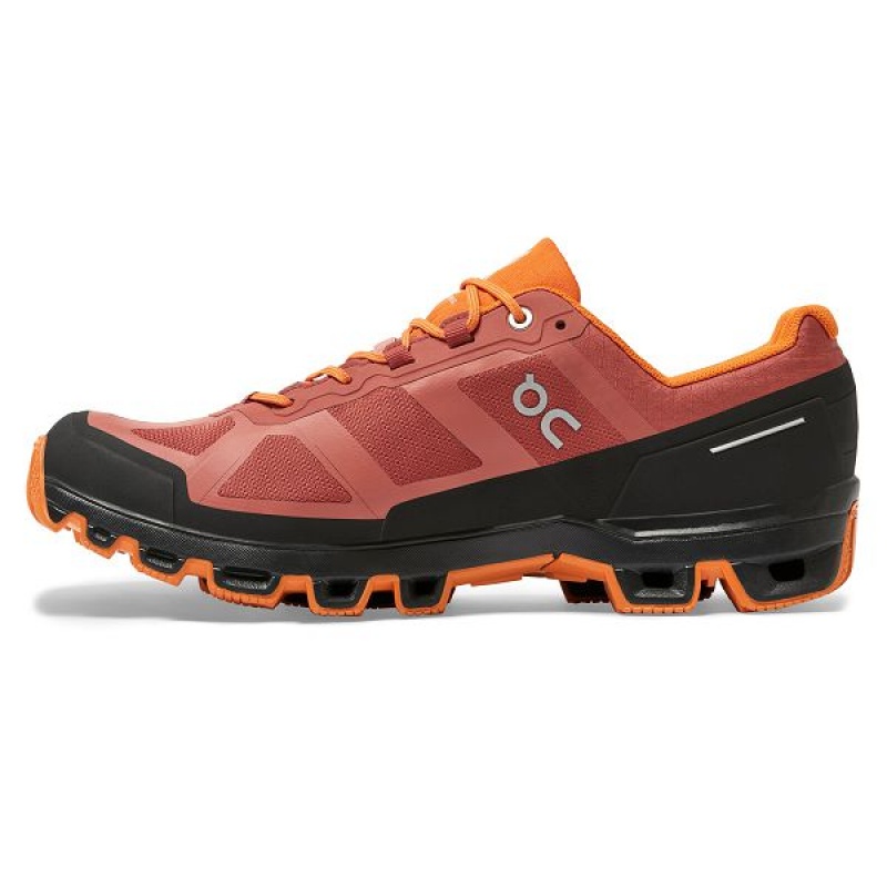 Pantofi Alergare Trail Barbati On Running Cloudventure Waterproof 2 Portocalii | 5603412_RO