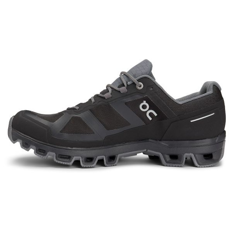 Pantofi Alergare Trail Barbati On Running Cloudventure Waterproof 2 Negrii | 9416572_RO