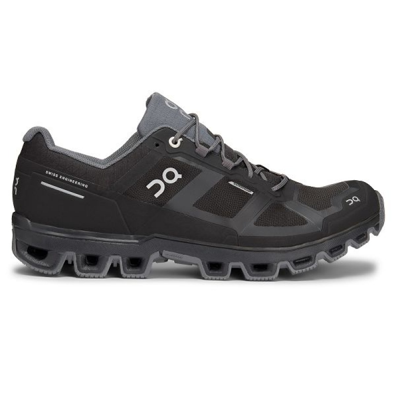 Pantofi Alergare Trail Barbati On Running Cloudventure Waterproof 2 Negrii | 9416572_RO