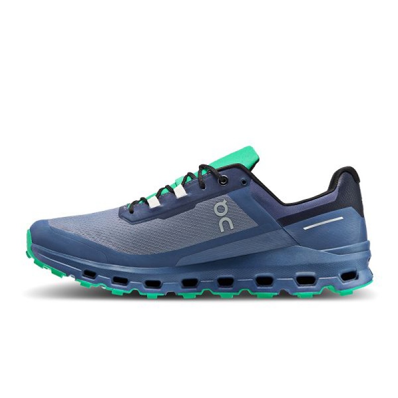 Pantofi Alergare Trail Barbati On Running Cloudvista Waterproof Albastri | 7341908_RO