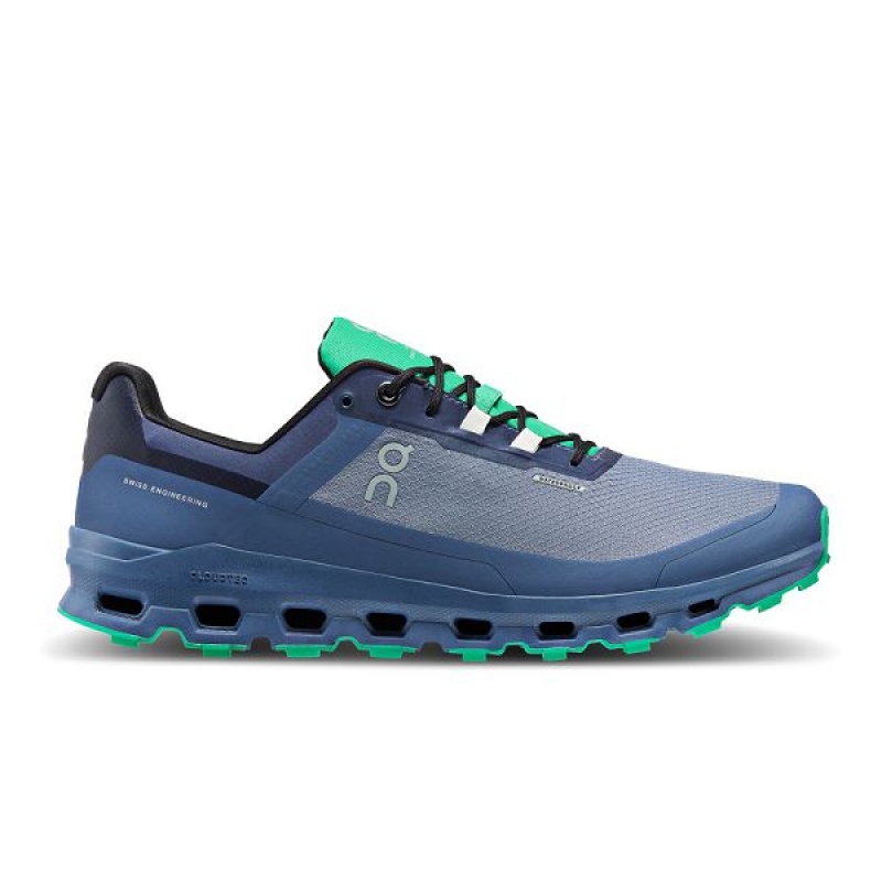 Pantofi Alergare Trail Barbati On Running Cloudvista Waterproof Albastri | 7341908_RO