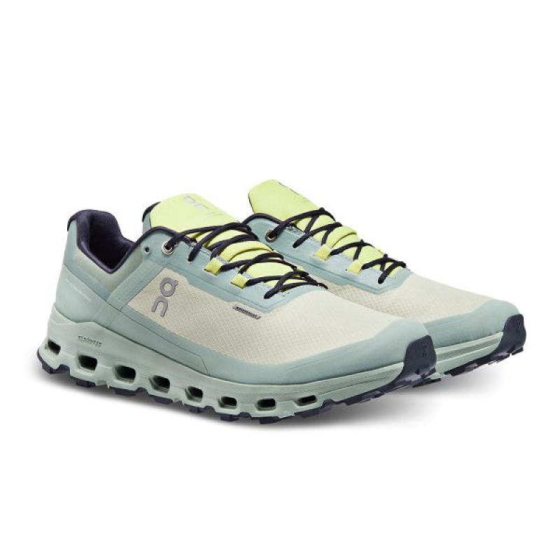 Pantofi Alergare Trail Barbati On Running Cloudvista Waterproof Verzi | 7285904_RO