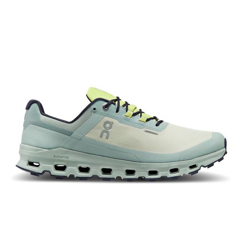 Pantofi Alergare Trail Barbati On Running Cloudvista Waterproof Verzi | 7285904_RO