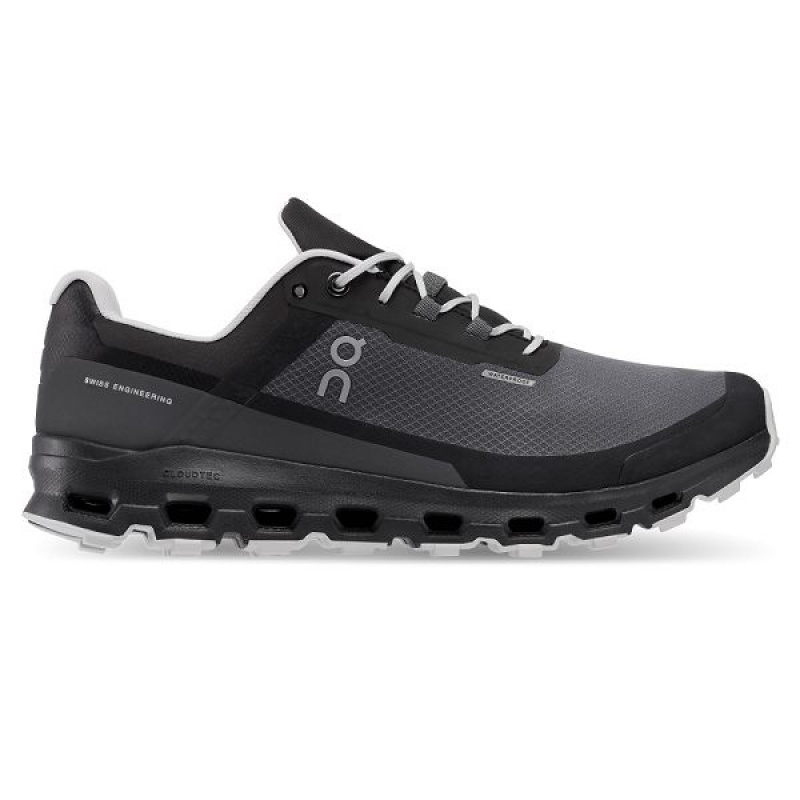 Pantofi Alergare Trail Barbati On Running Cloudvista Waterproof Gri Negrii | 7048651_RO