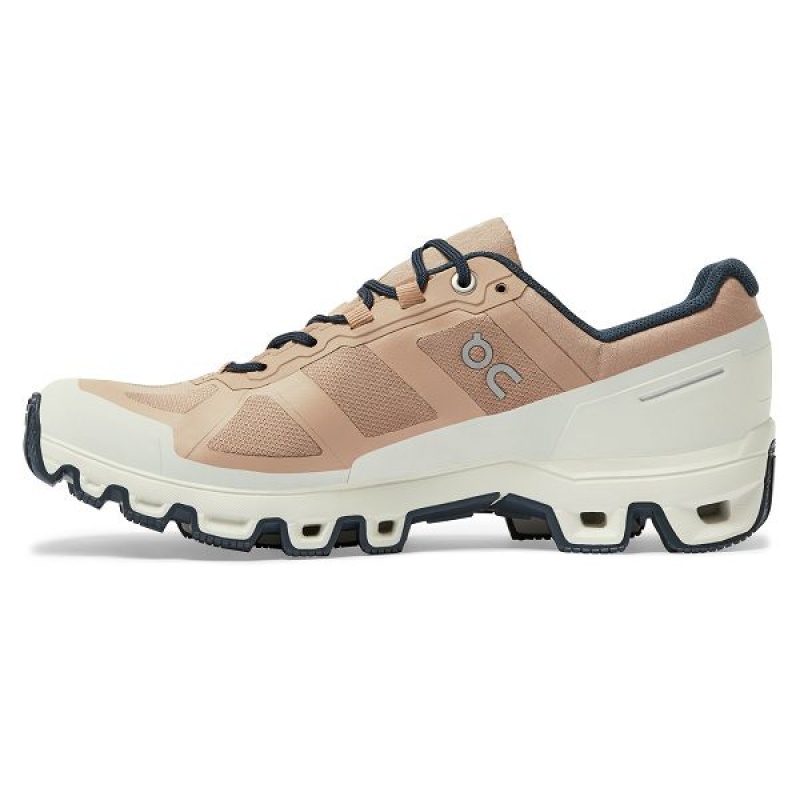 Pantofi Alergare Trail Dama On Running Cloudventure Waterproof 2 Maro Roz Bleumarin | 6072943_RO