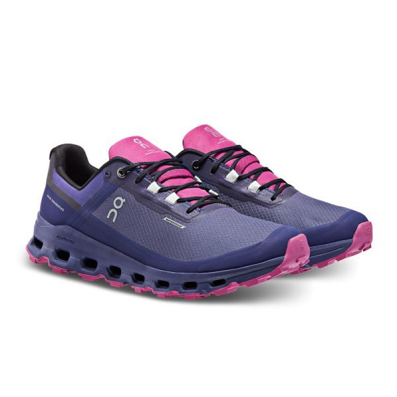 Pantofi Alergare Trail Dama On Running Cloudvista Waterproof Bleumarin Roz | 3752469_RO