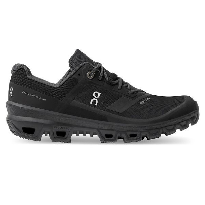 Pantofi Alergare Trail Dama On Running Cloudventure Waterproof Negrii | 2635089_RO