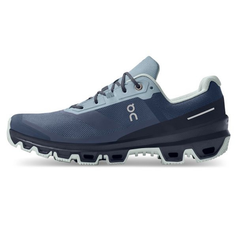 Pantofi Alergare Trail Dama On Running Cloudventure Waterproof Albastri Bleumarin | 7231568_RO