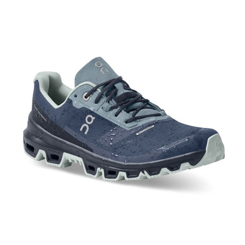 Pantofi Alergare Trail Dama On Running Cloudventure Waterproof Albastri Bleumarin | 7231568_RO