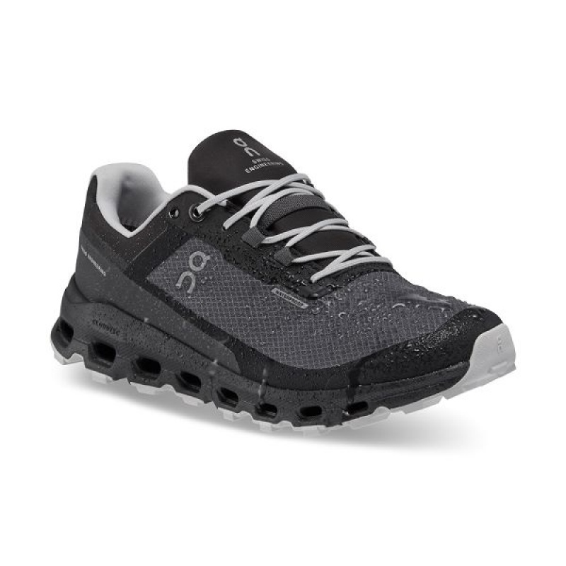 Pantofi Drumetie Dama On Running Cloudvista Waterproof Gri Negrii | 9386217_RO