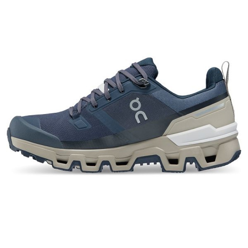 Pantofi Drumetie Dama On Running Cloudwander Waterproof Bleumarin | 5891467_RO