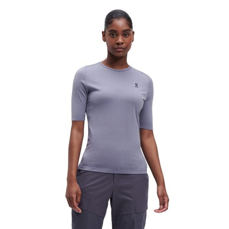 Tricouri Dama On Running Merino-T Gri | 6740238_RO